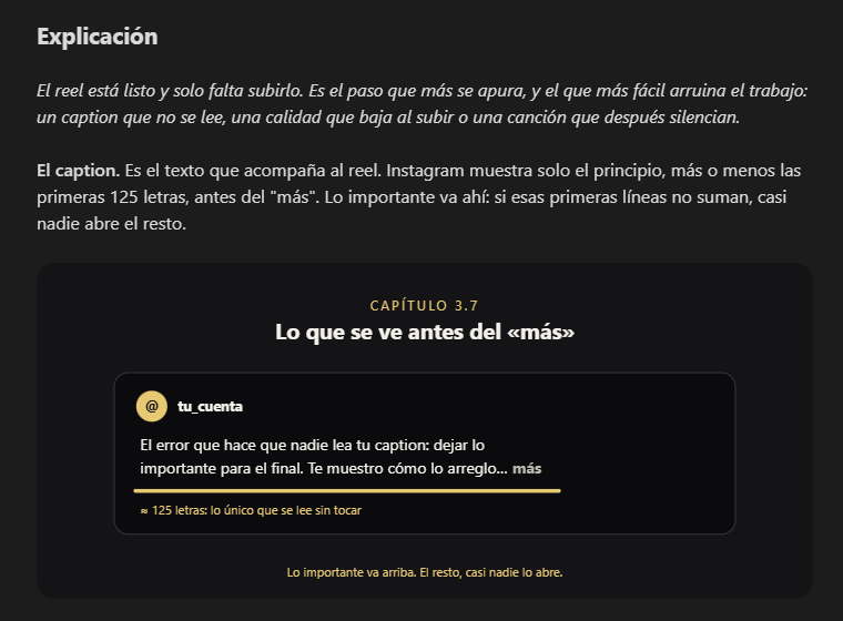 Un capítulo del curso abierto en Obsidian